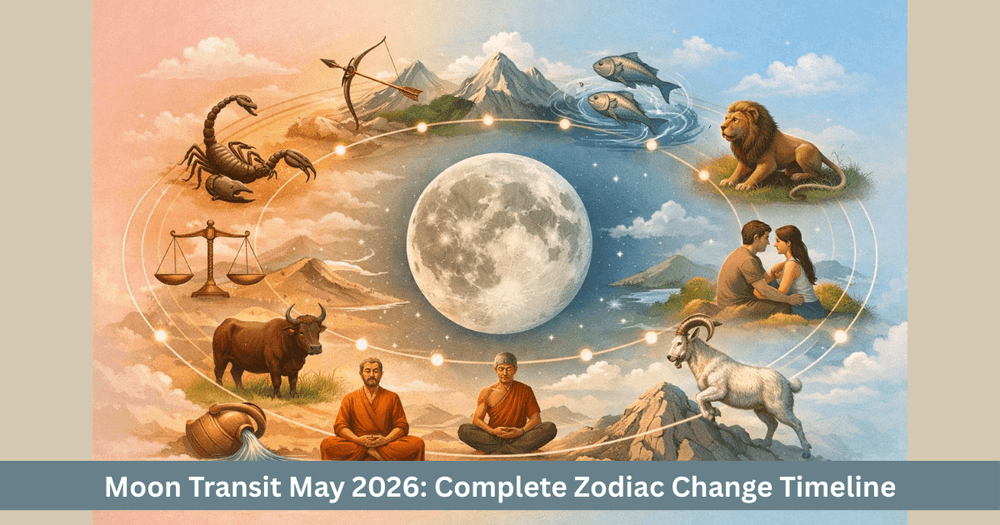 May 2026 Moon Transit: Zodiac Changes