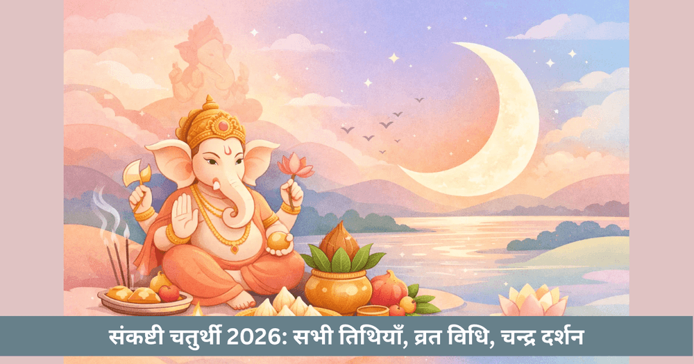 संकष्टी चतुर्थी 2026: तिथि, व्रत और चंद्र उदय