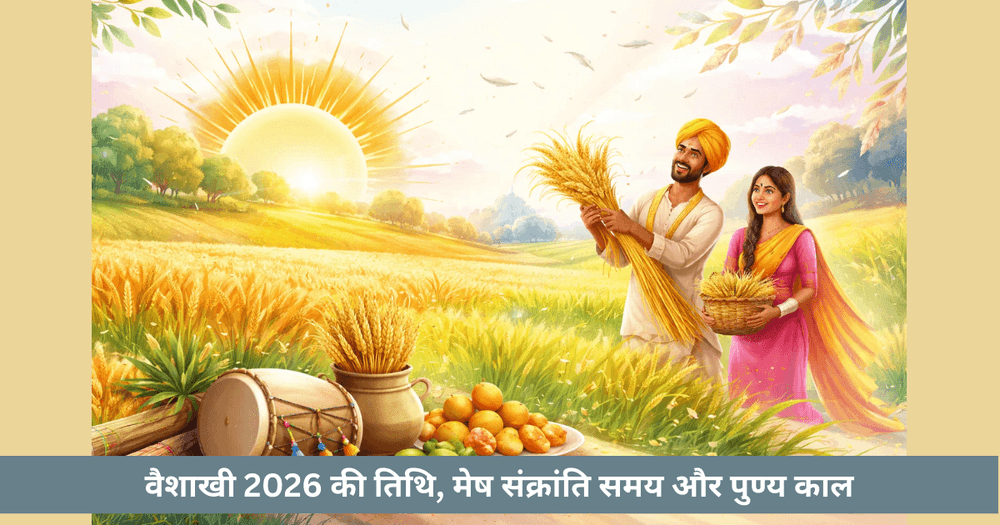 वैशाखी 2026: तिथि, मेष संक्रांति समय और आध्यात्मिक संदेश
