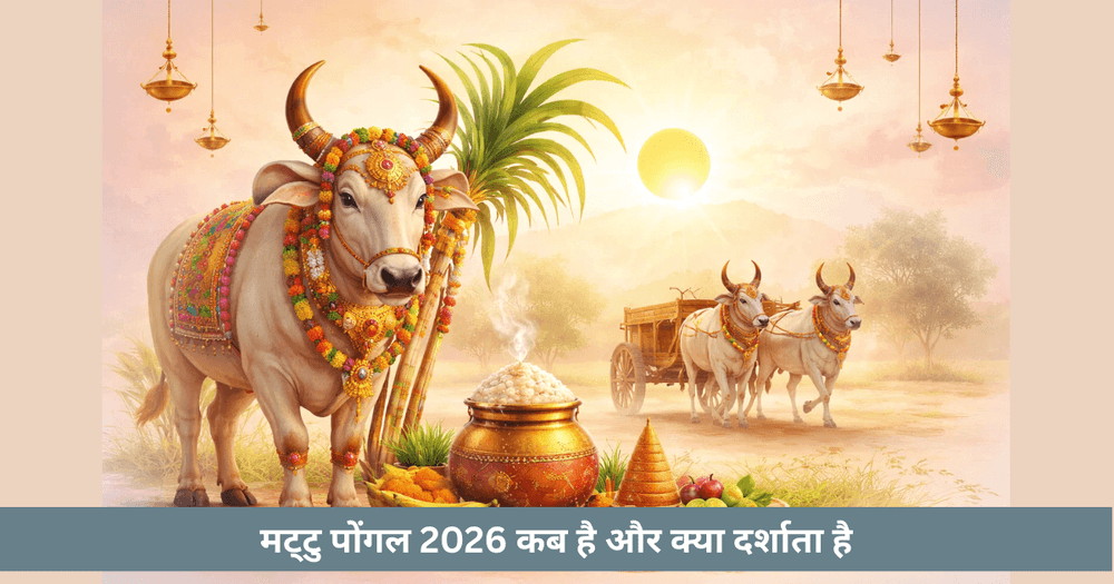 मट्टू पोंगल 2026 तिथि और महत्व