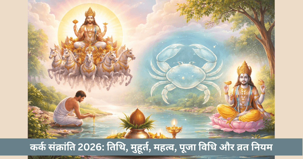 कर्क संक्रांति 2026: तिथि, मुहूर्त और महत्व