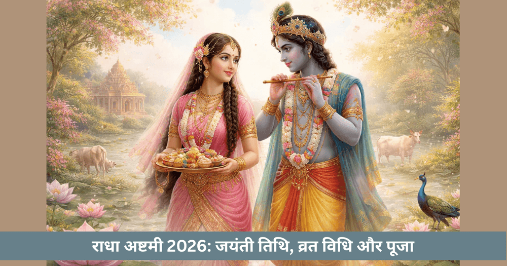 राधा अष्टमी 2026: व्रत और पूजा विधि