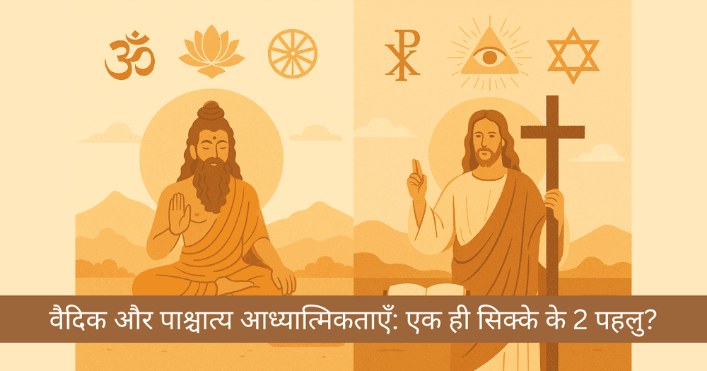 वैदिक और पाश्चात्य आध्यात्मिकता में अंतर