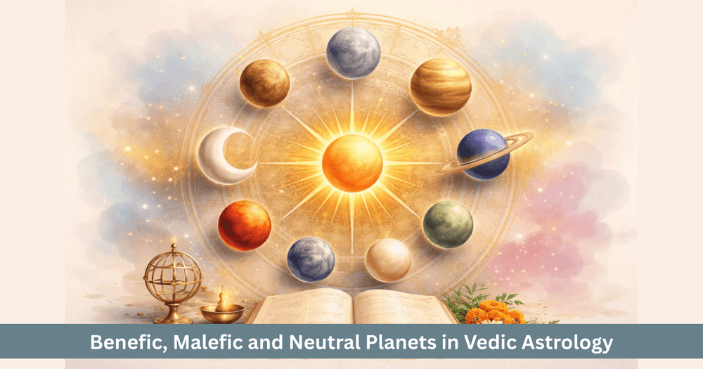 Benefic, Malefic & Neutral Planets – Vedic Astrology