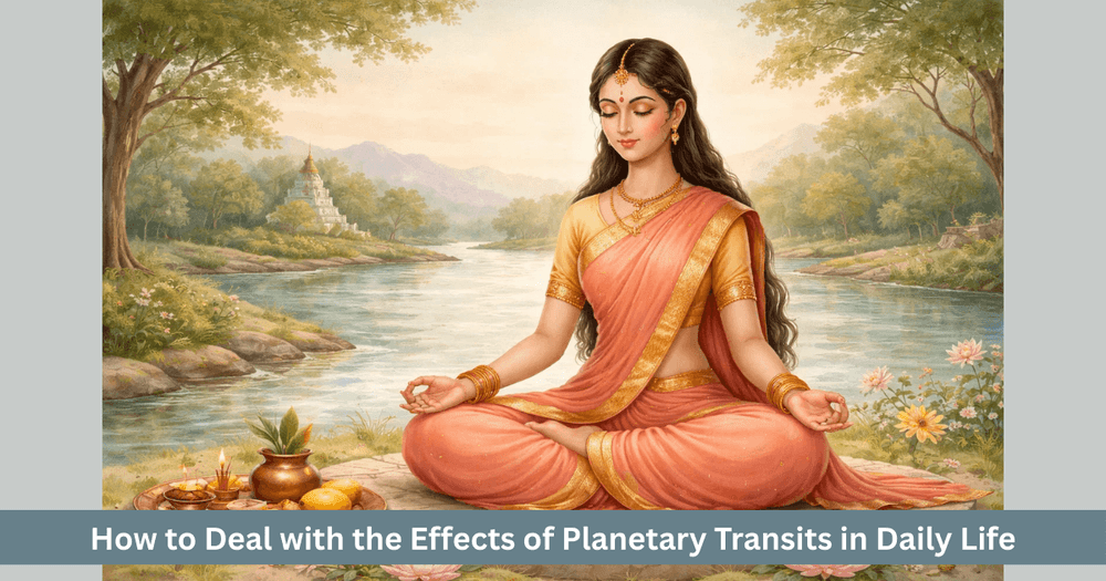 What are planetary transits in Vedic astrology