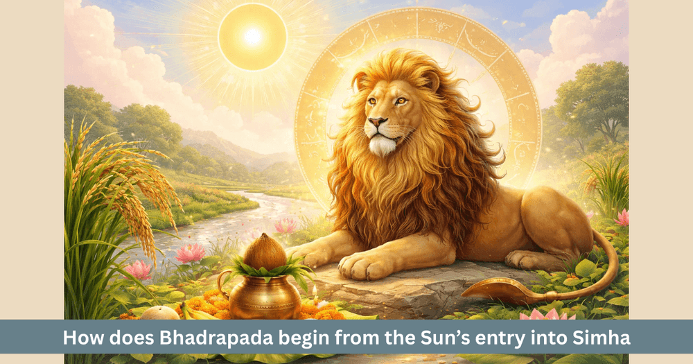 Vedic Link Between Simha Rashi and Bhadrapada Month