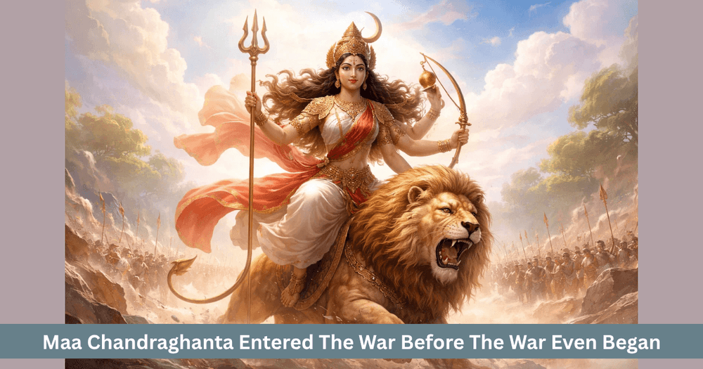 Maa Chandraghanta’s Pre-War Awareness and Power