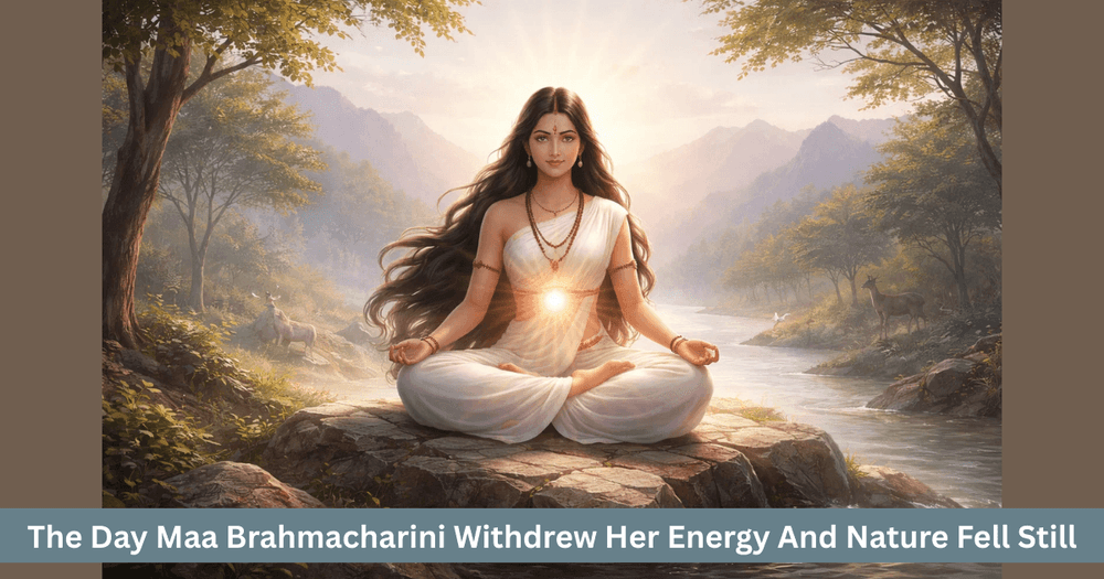Maa Brahmacharini and Stillness of Nature
