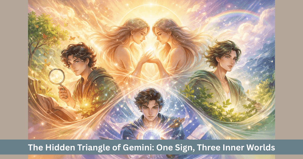 Gemini Triangle – Three Nakshatras, Three Inner Worlds