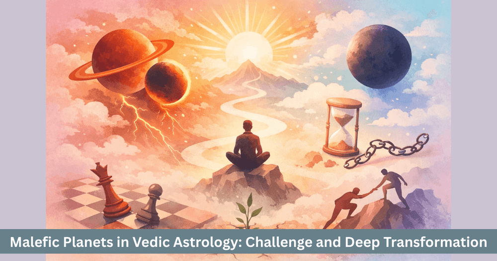Malefic Planets: Challenge and Transformation in Vedic Astrology