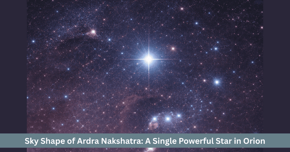 Ardra Nakshatra Sky Shape: How to Identify Betelgeuse in Orion