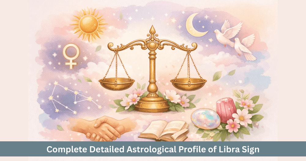 Libra Sign Detailed Guide Ruler Venus Nakshatras Gemstone Saturn Exalted Sun Debilitated