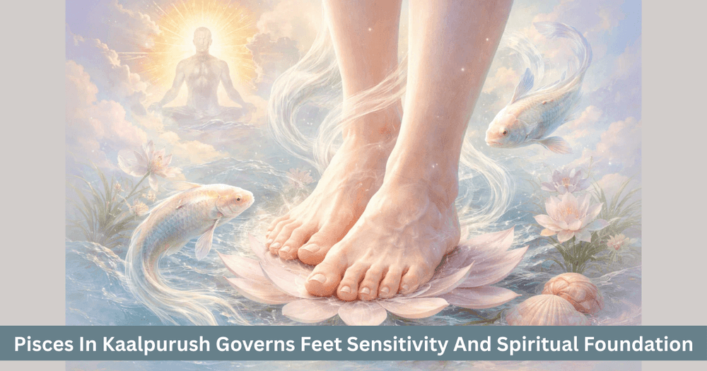 Pisces in Kaalpurush: Feet and Spiritual Foundation