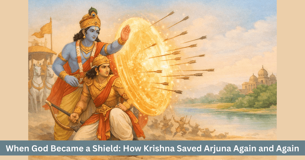 How Krishna Saved Arjuna Again and Again in the Mahabharata