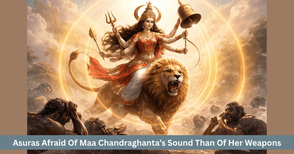 Maa Chandraghanta Sound and Asuras’ Fear