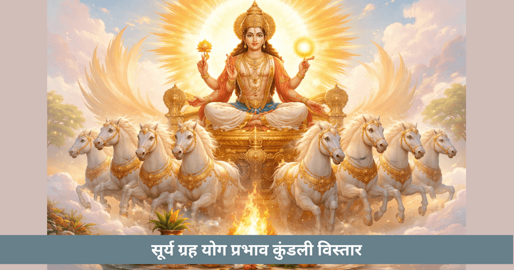 सूर्य ज्योतिष महत्व योग कुंडली प्रभाव