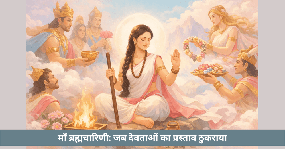 माँ ब्रह्मचारिणी कथा: देवताओं का प्रस्ताव और अचल संकल्प