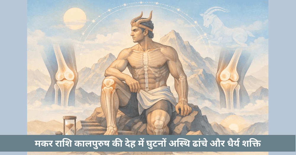 कालपुरुष में मकर: हड्डियां और सहनशक्ति