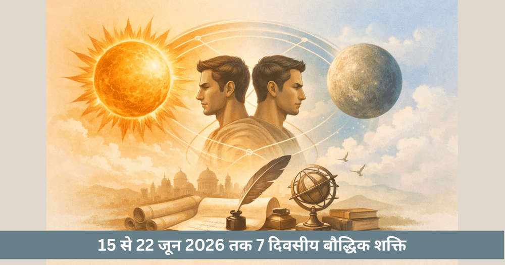 सूर्य बुध मिथुन संयोग: बौद्धिक शक्ति