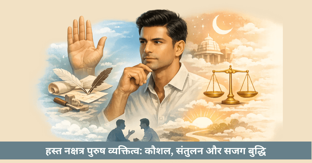 हस्त नक्षत्र पुरुष व्यक्तित्व और विशेषताएं