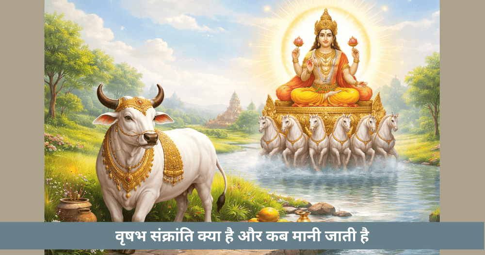 वृषभ संक्रांति: सूर्य का वृषभ में प्रवेश