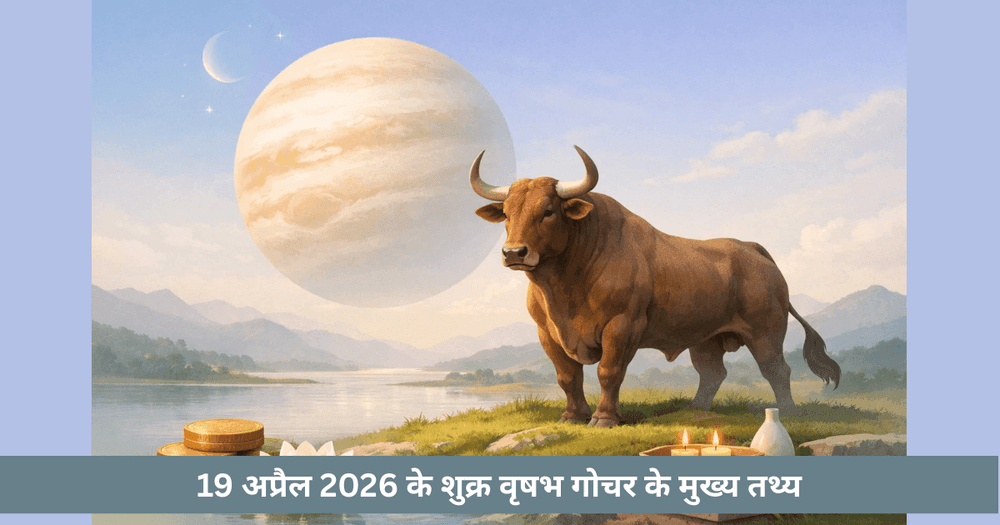 अप्रैल 2026 शुक्र वृषभ: प्रेम, आराम और वित्त में स्थिरता