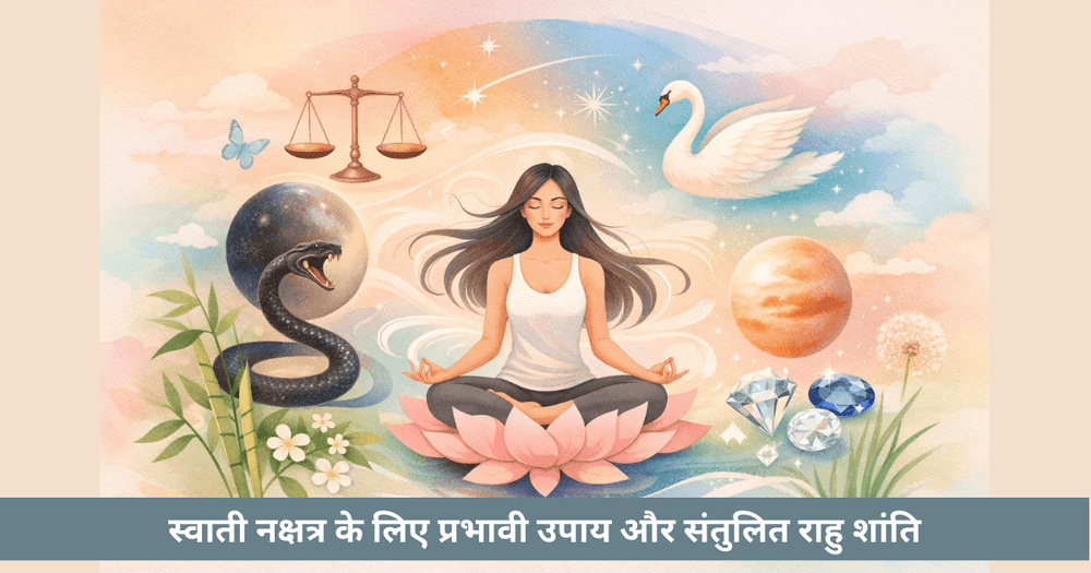 स्वाती नक्षत्र उपाय: राहु संतुलन और स्थिर मन