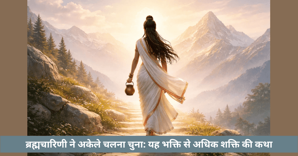 माँ ब्रह्मचारिणी की अकेली यात्रा और आंतरिक शक्ति