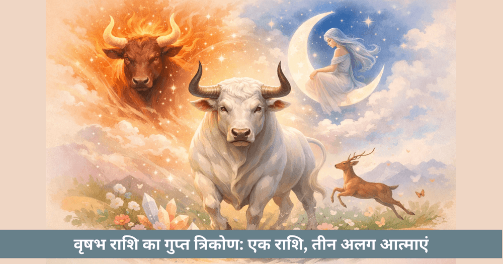 वृषभ त्रिकोण – तीन नक्षत्र, तीन व्यक्तित्व