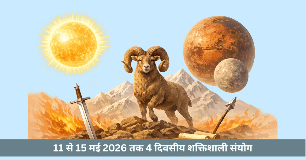 सूर्य मंगल बुध मेष संयोग: शक्तिशाली योग