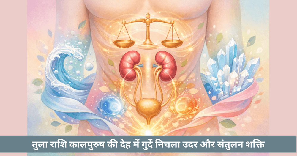 कालपुरुष में तुला – किडनी, निचला पेट और संतुलन