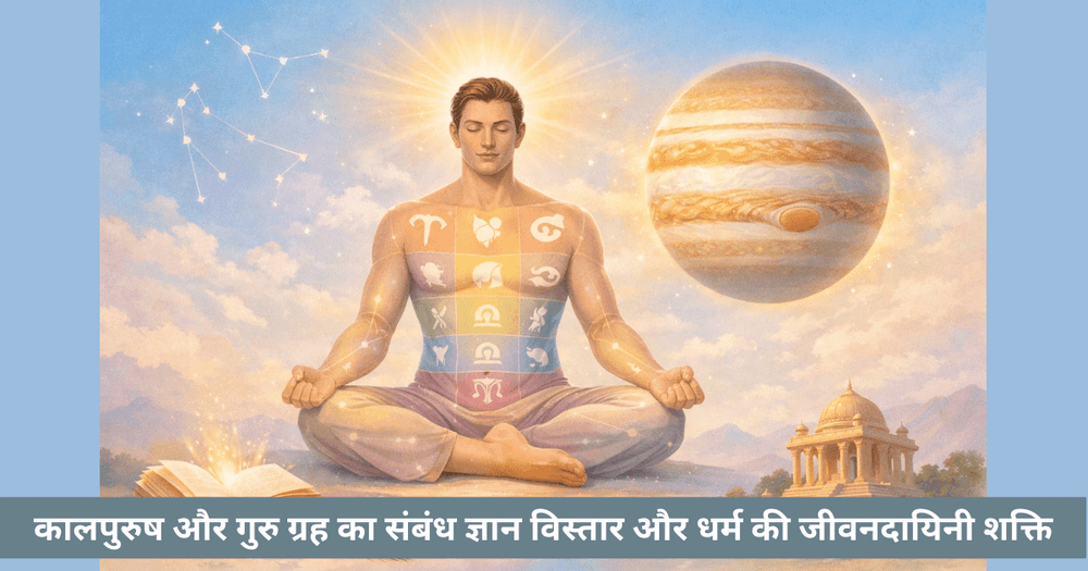 कालपुरुष और गुरु ग्रह: ज्ञान और धर्म