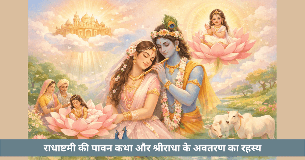 राधाष्टमी कथा और श्री राधा का दिव्य अवतार