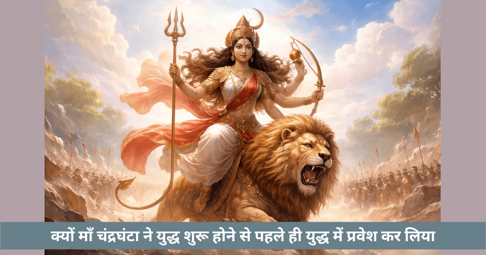 माँ चंद्रघंटा का युद्ध पूर्व दर्शन और शक्ति
