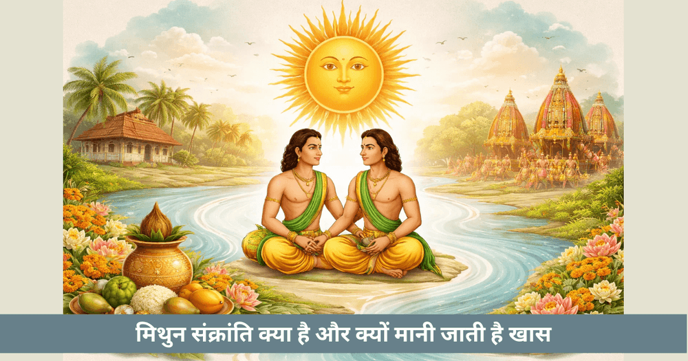 मिथुन संक्रांति: सूर्य का मिथुन में प्रवेश