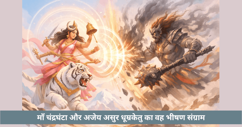 माँ चंद्रघंटा की कहानी: दिव्य घंटे की गूँज और असुर संहार