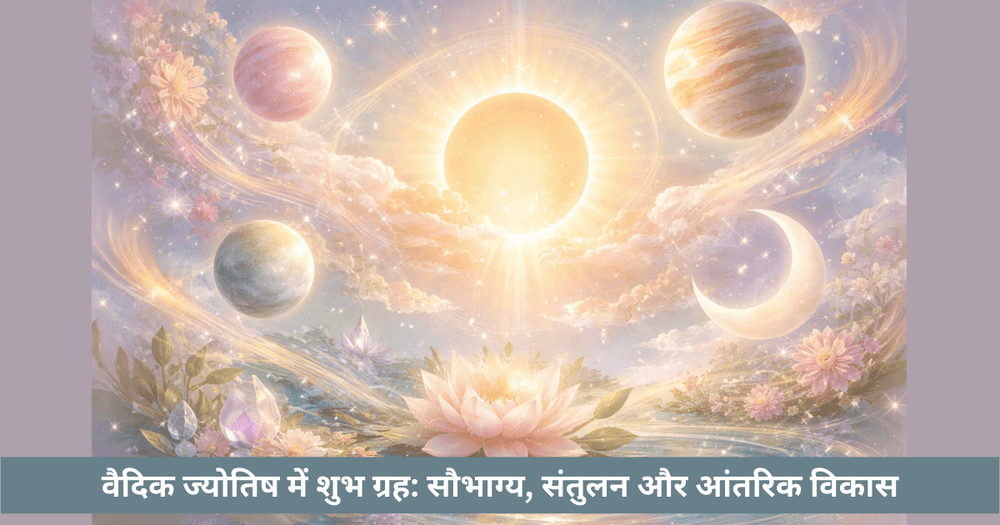 शुभ ग्रह: वैदिक ज्योतिष में विकास और संतुलन