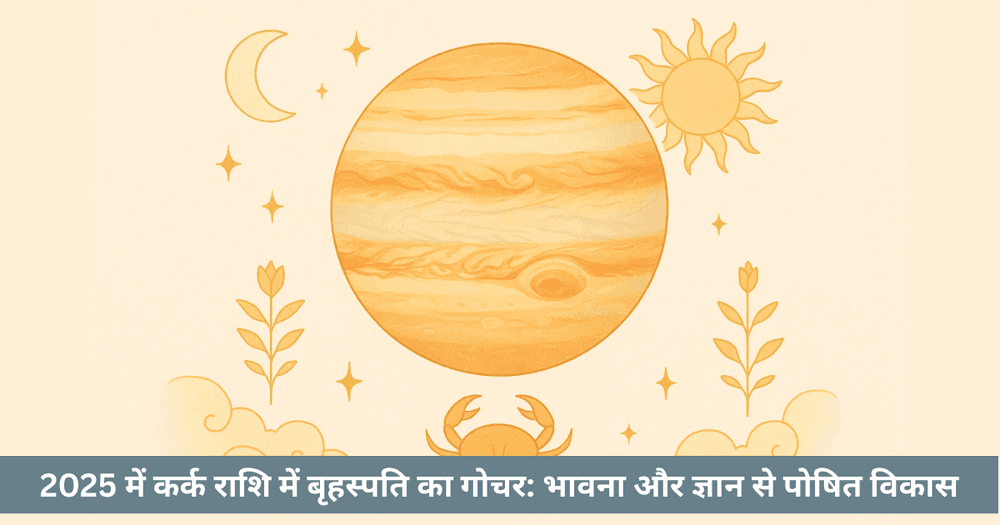 बृहस्पति कर्क गोचर 2025 राशि अनुसार प्रभाव और उपाय