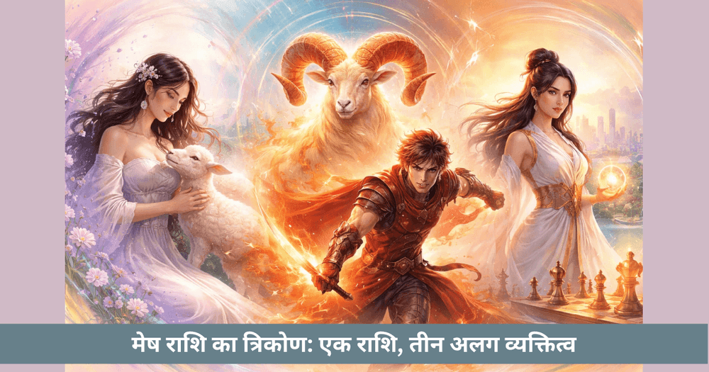 मेष त्रिकोण – तीन नक्षत्र, तीन व्यक्तित्व