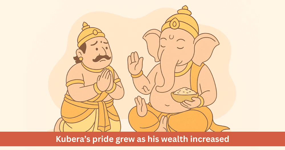 Ganesha and Kubera’s tale - The end of pride and the importance of devotion