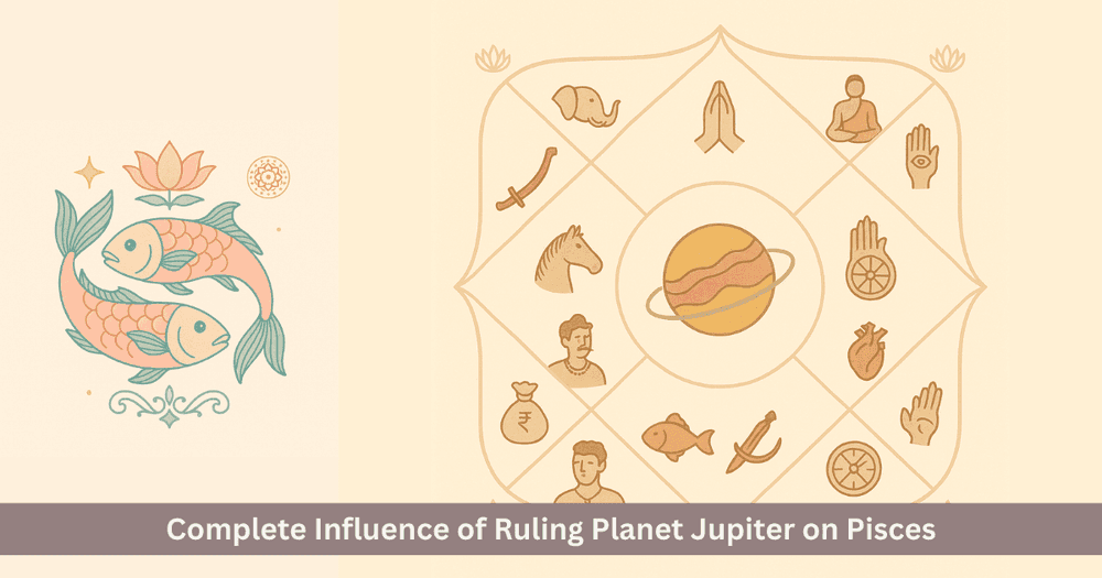 Pisces Ruling Planets Neptune-Jupiter Influence, Friend-Enemy Signs and Life Guidance