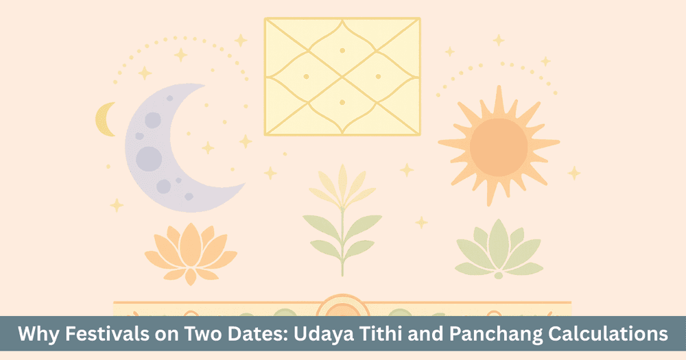 Why Festivals on Two Dates Udaya Tithi and Panchang Calculations