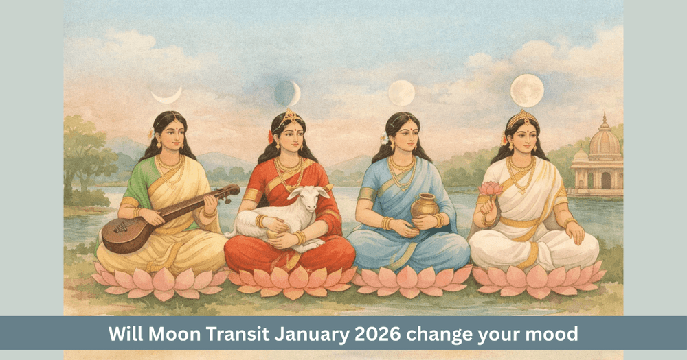 Moon Transit January 2026 dates and effects