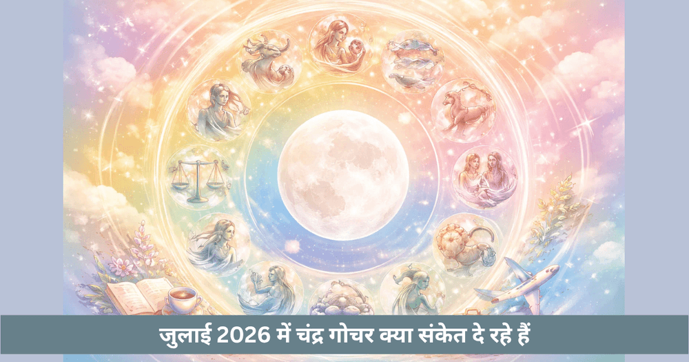 जुलाई 2026 में चंद्र गोचर और मानसिक प्रभाव
