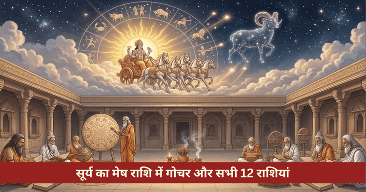 सूर्य का मेष राशि में गोचर: 12 राशियों का फल, अर्घ्य और उपाय