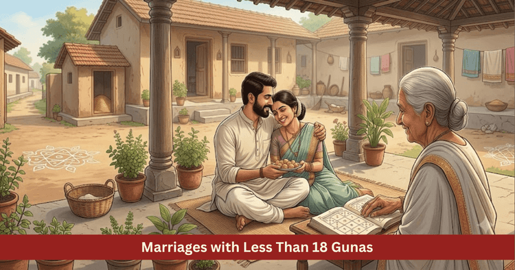 Less Than 18 Gunas Marriage Success