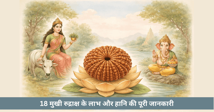18 मुखी रुद्राक्ष लाभ और महत्व