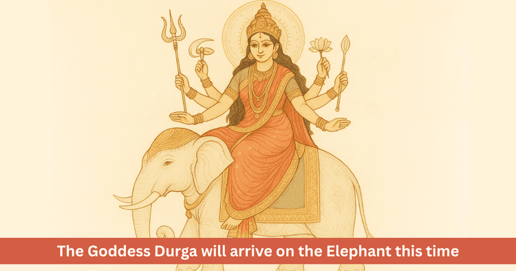 Shardiya Navratri 2025: Maa Durga Arrives on Elephant and Astrological Significance