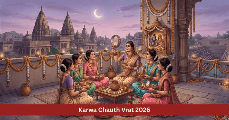 Karwa Chauth 2026: Date, Muhurat and Vrat Vidhi