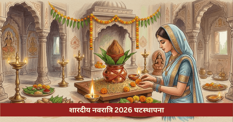 शारदीय नवरात्रि 2026 घटस्थापना मुहूर्त